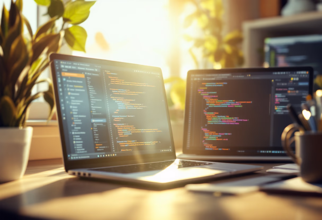 [digital project] image of programming and coding screenshots (for a game development company)